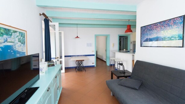 Living area - Gemütliche Wohnung mit Parkplatz und Aussicht by Interhome (Finale Ligure)