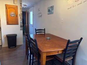 Dining - EcoZen | Peaceful Farm Stay Near St. Stephen | Pond, Trail, Retreat (Mayfield)