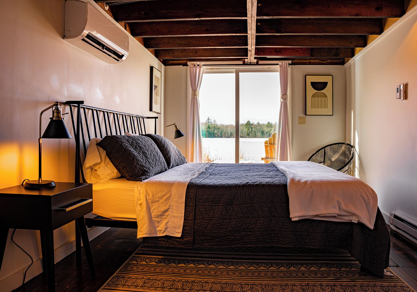 Stuga Deluxe - uteplats - sjöutsikt