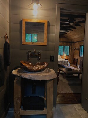 Cottage, Patio, Lake View | Bathroom | Slippers