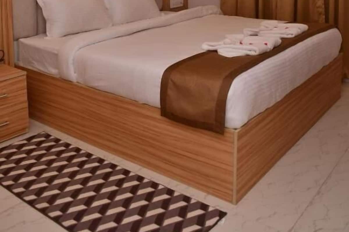 华丽双人房或双床房, 阳台, 山景