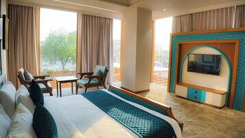 Premium Suite, Garden View | In-room safe, laptop workspace, iron/ironing board, free WiFi