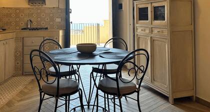 Historic Calabrian Clifftop Apartment with Panoramic Sea Views