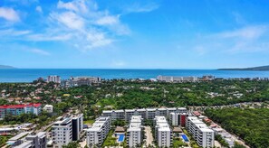 Aerial view - Puertarena condo w/ pool & elevator (Nuevo Vallarta)