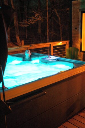 Idromassaggio all'aperto