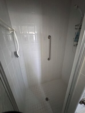Ducha, secador de pelo, bidet, toallas