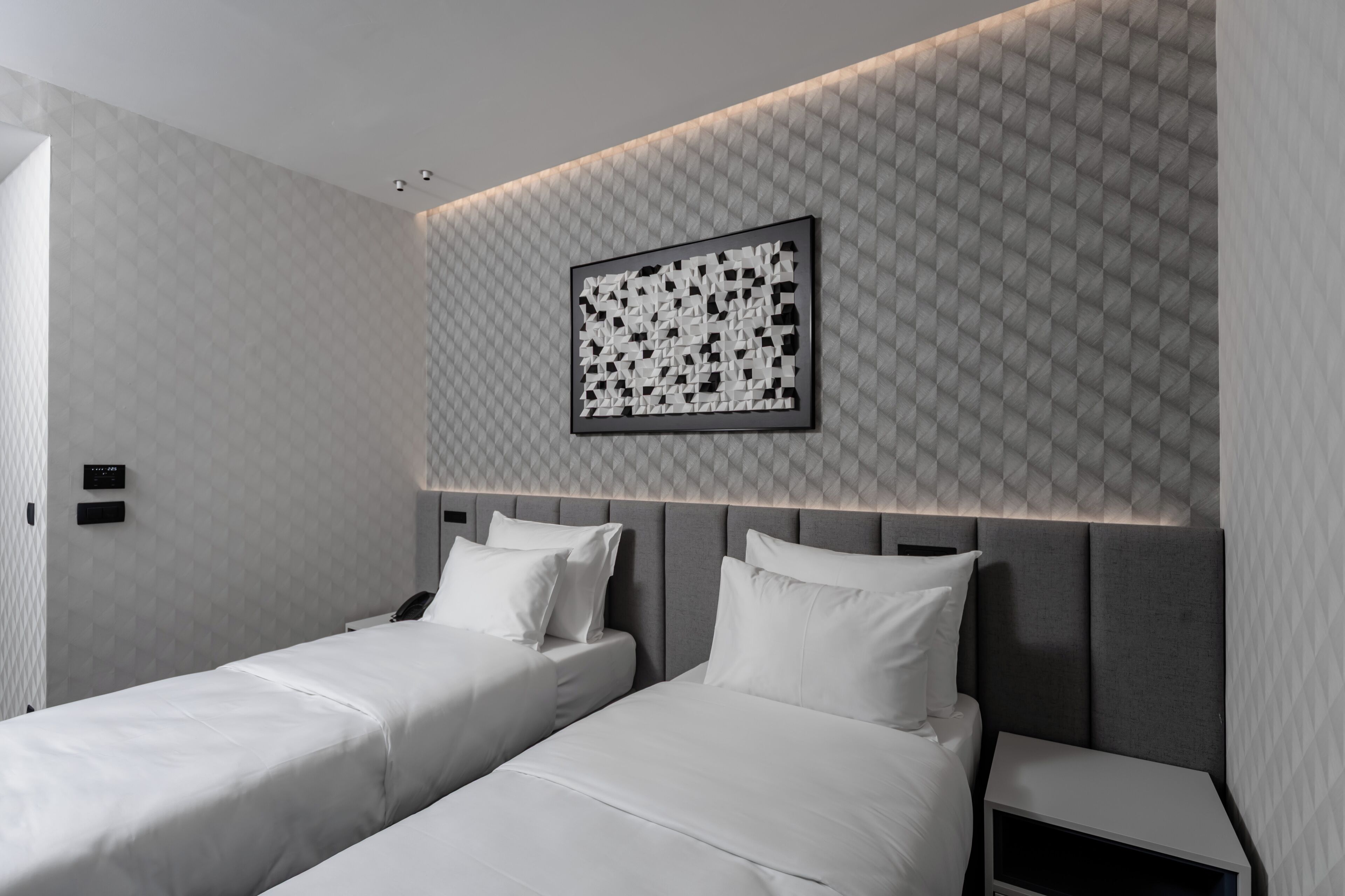 Dobbelt- eller tomannsrom, ikke-røyk, privat bad