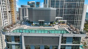 Exterior - Downtown Studio with City Views Rooftop pool (Miami)