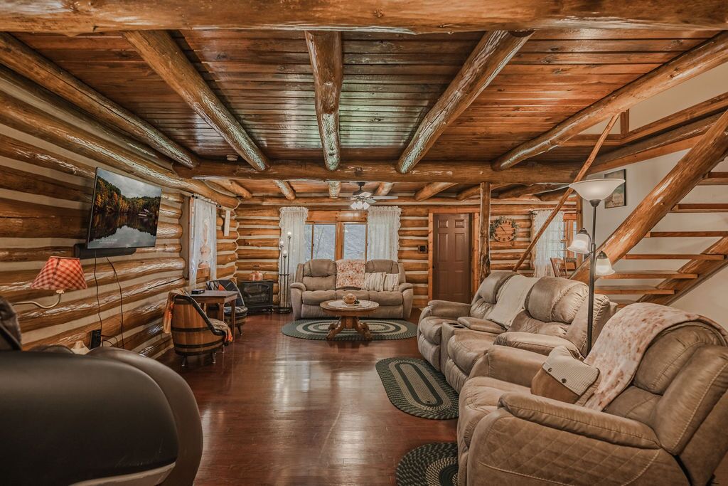TV, fireplace, DVD player