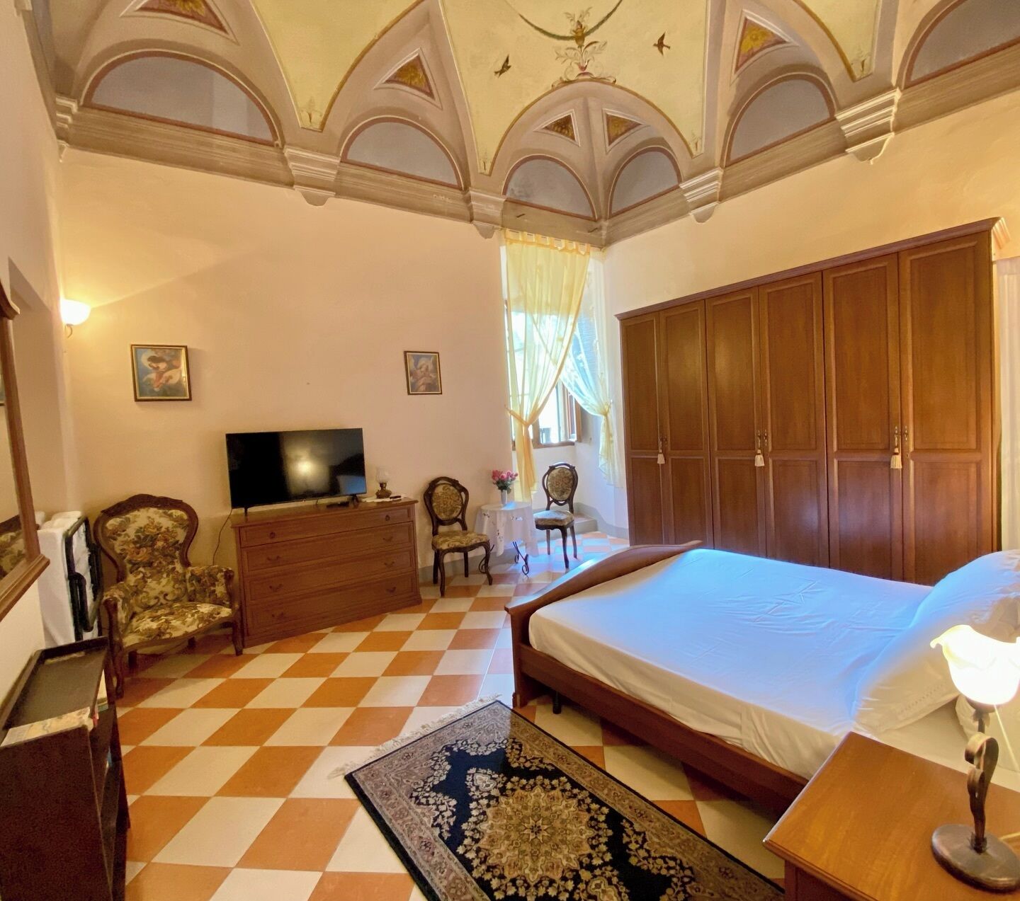 Apartamento superior, vista para o jardim