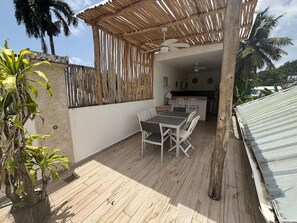 Outdoor dining - Vrbo Property (Las Terrenas)