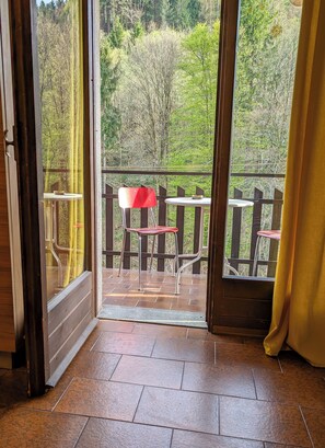 Interior - AlpenDeer: Mountain Charm with Fireplace & View in Oltre il Colle (Oltre il Colle)