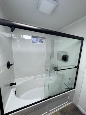 Towels, soap, toilet paper