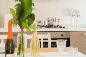 Private kitchen - Sun House. Your home within walking distance of the sea. (Puglia)