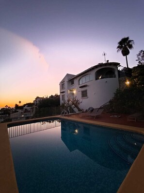 Pool - Casa Sahagun House with pool, open view and quiet location in Monte Pego (pego)