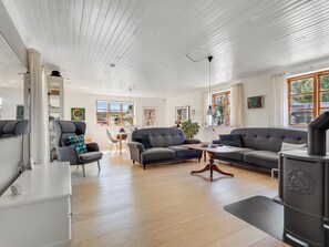 Fernseher, Kamin