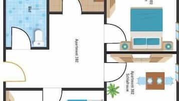 Deluxe Apartment | Floor plan