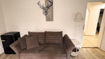 Leilighet – deluxe, resort-utsikt | Oppholdsområde