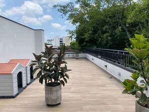 Enceinte de l’hébergement