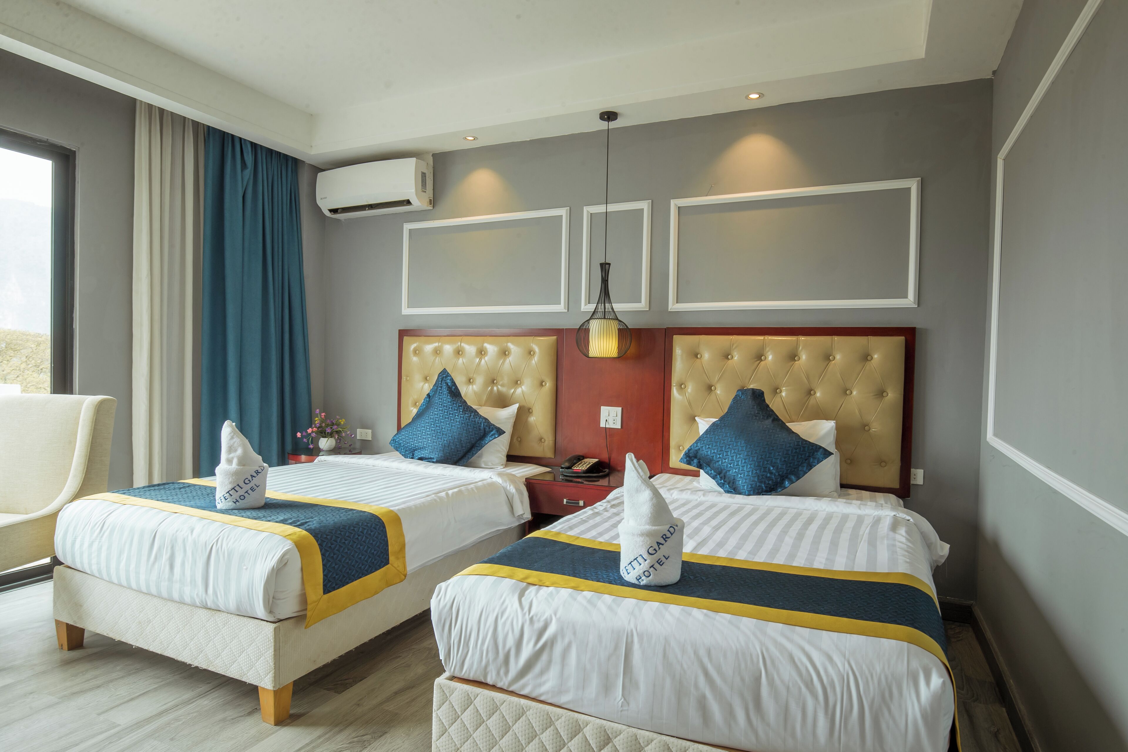 Tvåbäddsrum Deluxe - 2 enkelsängar - icke-rökare - balkong