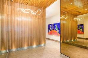Interior - Modern Urban Retreat with Skyline Panorama (Montreal)