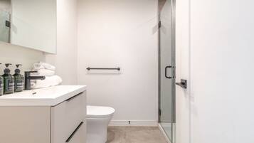 Hair dryer, towels