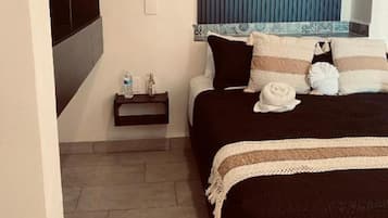 Habitación doble, balcón, vista a la playa | Wifi gratis