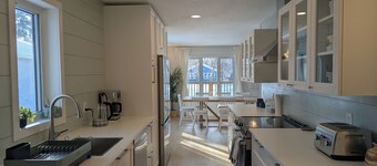Steps from the Shore, Modern Beachy Getaway