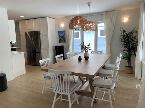 Steps from the Shore, Modern Beachy Getaway