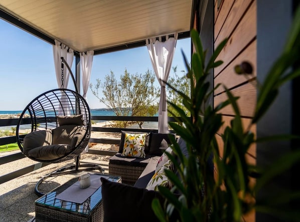 Mobile Home (Two Bedroom Mobile Home with Terrace) | Terrace/patio - Mobile Home Paradise (Sveti Filip i Jakov)