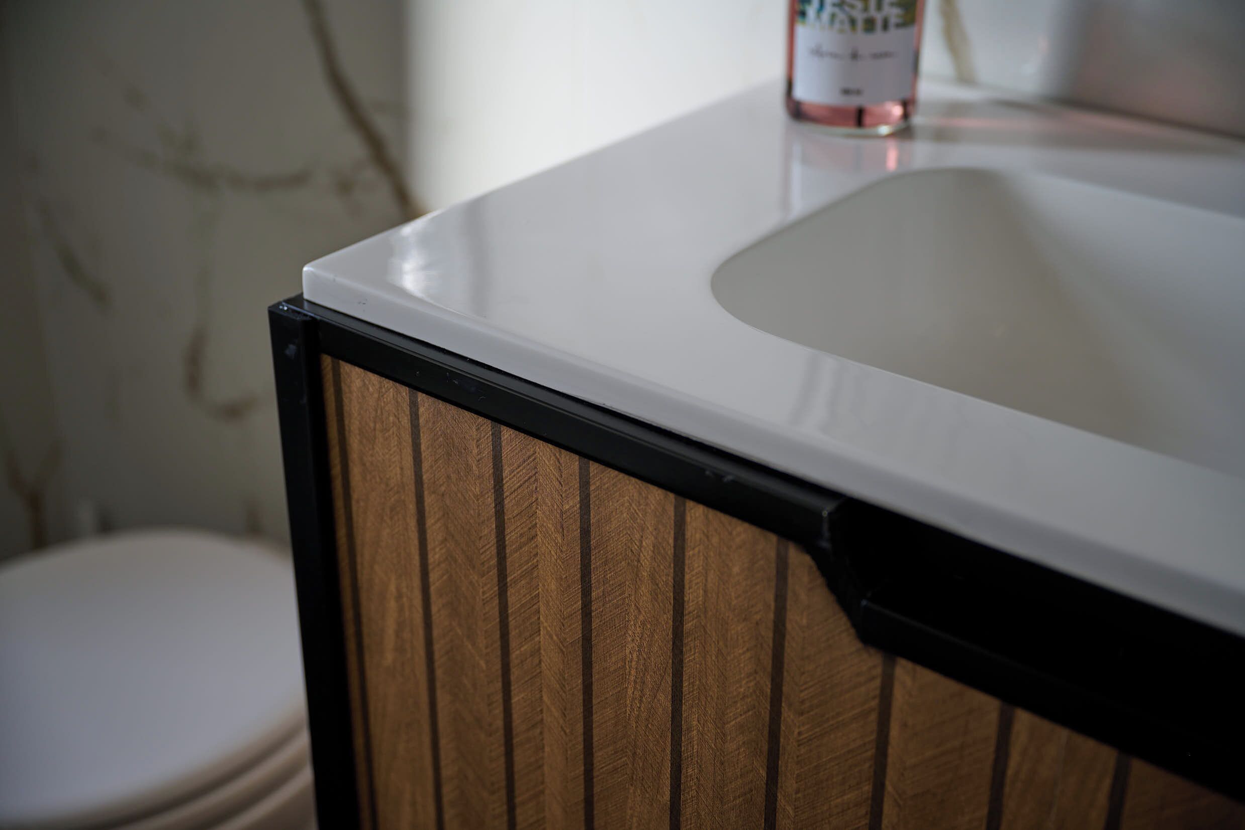 Basic-Doppelzimmer, Balkon, Gartenblick | Badezimmer