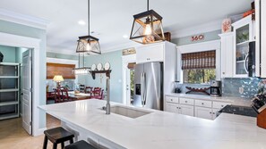 하우스, 침대(여러 개), 파티오, 정원 전망 (Sand Marino) | 전용 주방