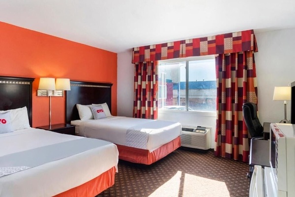 Wake up to bright morning light and cool in-room AC.