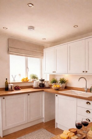 Private kitchen - The Cosy Retreat | 20 mins to Cardiff | 1 Bedroom (Saint Nicholas)