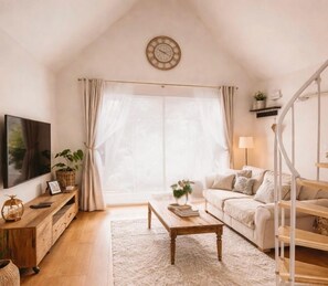 Living area - The Cosy Retreat | 20 mins to Cardiff | 1 Bedroom (Saint Nicholas)