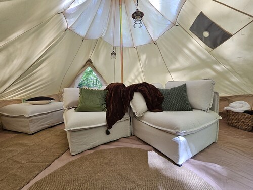 Whisper "Hollar" Secluded Luxe Glamping Retreat