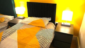 Escrivaninha, ferros/tábuas de passar roupa, Wi-Fi, roupa de cama