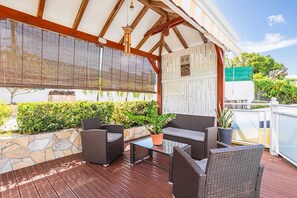 Terrace/patio - Villa Sun View, 3* furnished holiday home, 2 bedrooms and spa (Le Gosier)