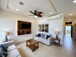 Căn hộ Deluxe, quang cảnh biển | Khu phòng khách