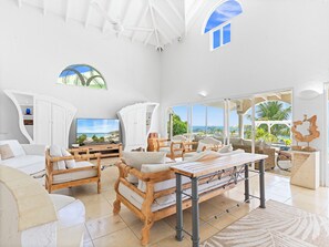 Living area - VILLA CORALIA (Saint Martin)