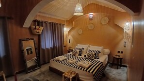 Superior Quadruple Room, Mountain View | Blackout curtains, iron/ironing board, free WiFi - La Colline Verte Dar Ait El Abass  (Skoura)