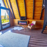 Bungalow Deluxe, vistas a la piscina | Interior