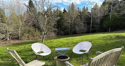 Acadia’s "Quiet Side" Retreat – Sunny 3BR/2BA w/ Private Deck & Fire Pit!