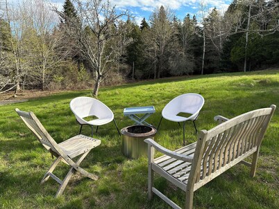 Acadia’s "Quiet Side" Retreat – Sunny 3BR/2BA w/ Private Deck & Fire Pit!