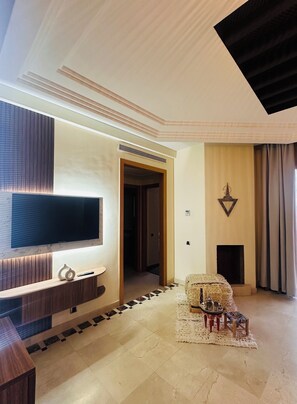 Interior - 2 bedroom apartment, private rooftop and swimming pool + aqua-park free access (Ouahat Sidi Brahim)