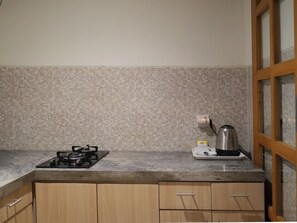 Phòng đôi Deluxe, ban công, quang cảnh vườn | Bếp riêng