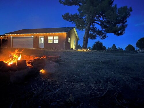 Rustic, Cozy Cabin Near Heron Lake with 5 Acres of Nature, Fire Pit & Views