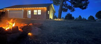 Rustic, Cozy Cabin Near Heron Lake with 5 Acres of Nature, Fire Pit & Views