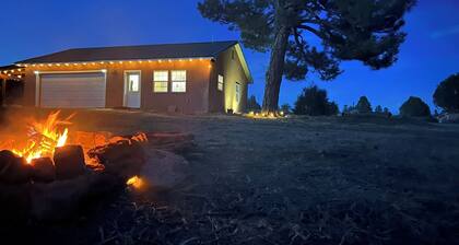 Rustic, Cozy Cabin Near Heron Lake with 5 Acres of Nature, Fire Pit & Views