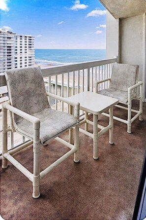 Balcony - Oceanfront Condo Daytona Beach (Daytona Beach)